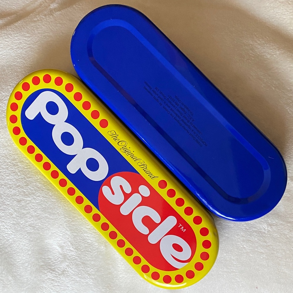 Popsicle; The Original Brand Tin Pencil Box - Picture 3 of 8